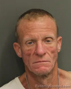 Mugshot of Gregg Louis Byers booked in Orange County, Florida on August 11, 2026