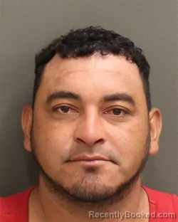 Mugshot of Darwin Josue Merloulloa booked in Orange County, Florida on August 11, 2026
