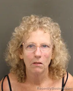 Mugshot of Katheryn Furman Monroe booked in Orange County, Florida on August 11, 2026