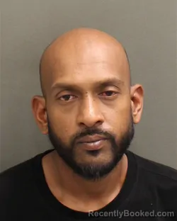 Mugshot of Dyanand Tulsieram booked in Orange County, Florida on August 11, 2026