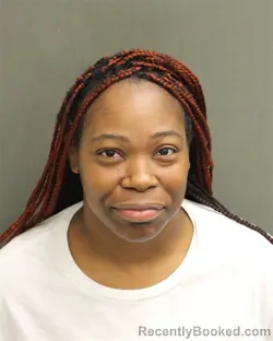 Mugshot of Sharella Williams booked in Orange County, Florida on August 11, 2026
