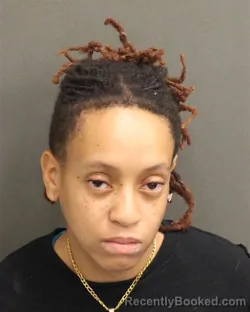 Mugshot of Brianna Desean Wilson booked in Orange County, Florida on August 11, 2026
