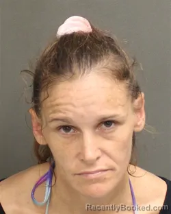 Mugshot of Kristen Lee Prebble booked in Orange County, Florida on August 11, 2026