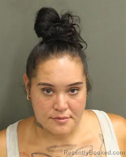 Mugshot of Rebecca Christina Utria booked in Orange County, Florida on August 12, 2026