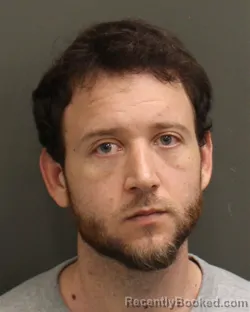 Mugshot of David Mendezpietrasko booked in Orange County, Florida on August 12, 2026