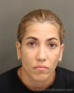 Mugshot of Lisy Dearmas Rodriguez booked in Orange County, Florida on August 12, 2026