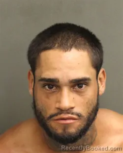 Mugshot of Omar Cabansanabria booked in Orange County, Florida on August 12, 2026