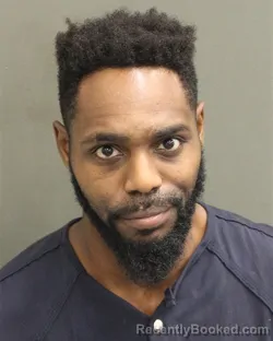 Mugshot of Shaquille Ahmod Lewis booked in Orange County, Florida on August 12, 2026