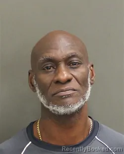 Mugshot of Elton Alcapone Purdy booked in Orange County, Florida on August 12, 2026