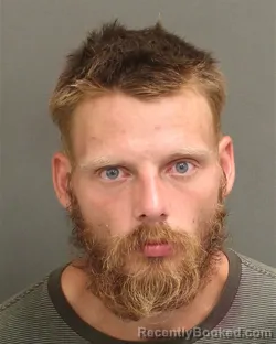 Mugshot of Aaron Mathew Pawlak booked in Orange County, Florida on August 12, 2026