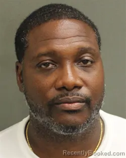 Mugshot of Derrick Levar Davis booked in Orange County, Florida on August 12, 2026