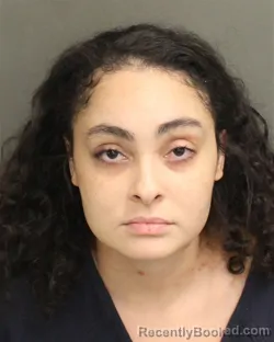 Mugshot of Melane Kate Miranda booked in Orange County, Florida on August 12, 2026