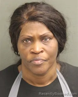 Mugshot of Michelle Veronica Allen booked in Orange County, Florida on August 12, 2026