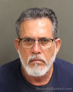 Mugshot of Bertin Jaime Arellano booked in Orange County, Florida on August 12, 2026