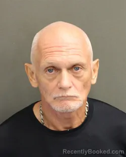Mugshot of Samuel Lee Amburgey booked in Orange County, Florida on August 12, 2026