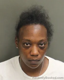 Mugshot of Darriale Shakita Vaughn booked in Orange County, Florida on August 12, 2026
