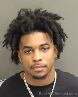 Mugshot of Dequan Isaih Duncan booked in Orange County, Florida on August 12, 2026