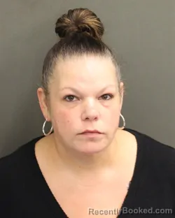 Mugshot of Erin Alane Whipple booked in Orange County, Florida on August 12, 2026