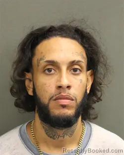 Mugshot of Luis Enrique Dejesus booked in Orange County, Florida on August 12, 2026