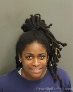Mugshot of Yermaine Tarah Vitalis booked in Orange County, Florida on August 12, 2026