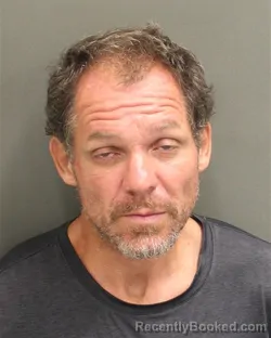 Mugshot of Timothy Justin Stovall booked in Orange County, Florida on August 13, 2026