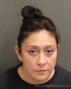 Mugshot of Vanessa Marie Groce booked in Orange County, Florida on August 13, 2026