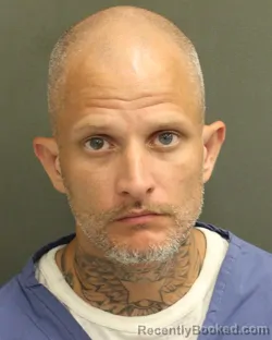Mugshot of Michael Dager booked in Orange County, Florida on August 13, 2026