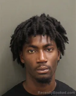 Mugshot of Dernard Lerone Jr Martin booked in Orange County, Florida on August 13, 2026