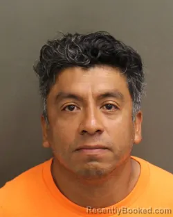 Mugshot of Victor Manuel Andradegarcia booked in Orange County, Florida on August 13, 2026