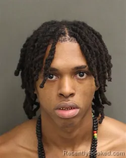 Mugshot of Oral Ronaldo Jr Walker booked in Orange County, Florida on August 13, 2026