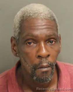 Mugshot of Derrick Terrell Rainge booked in Orange County, Florida on August 13, 2026