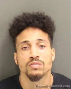 Mugshot of Damian Terrel Majors booked in Orange County, Florida on August 13, 2026