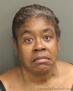 Mugshot of Ahmeena Taylor booked in Orange County, Florida on August 13, 2026