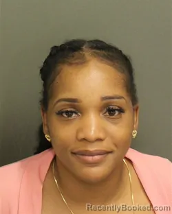 Mugshot of Deondra Janay Bell booked in Orange County, Florida on August 14, 2026