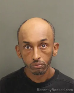 Mugshot of Teodros Kebede booked in Orange County, Florida on August 14, 2026