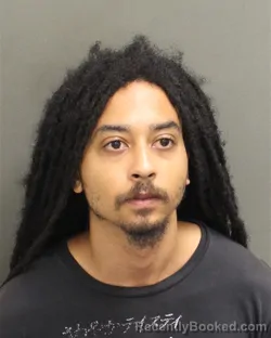 Mugshot of Joshua A Polanco booked in Orange County, Florida on August 14, 2026