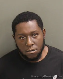 Mugshot of Jerimiah Arles Yatesfrancois booked in Orange County, Florida on August 14, 2026