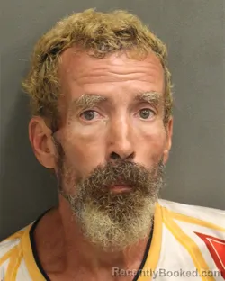 Mugshot of Christopher Herrick booked in Orange County, Florida on August 14, 2026