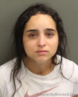 Mugshot of Melisa Almirallacosta booked in Orange County, Florida on August 14, 2026