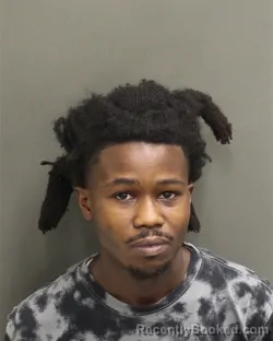 Mugshot of Tyjon Davontae Malone booked in Orange County, Florida on August 14, 2026