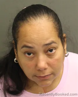 Mugshot of Evelyn Rodriguezmatos booked in Orange County, Florida on August 14, 2026