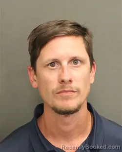 Mugshot of Austin James Wilson booked in Orange County, Florida on August 14, 2026