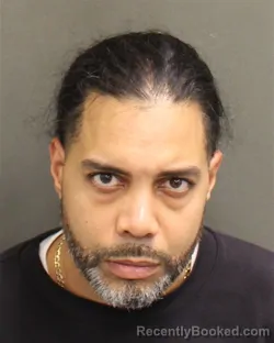 Mugshot of Danny Gonzalez booked in Orange County, Florida on August 14, 2026