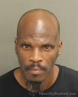 Mugshot of Wilbur Antonio Adkins booked in Orange County, Florida on August 15, 2026