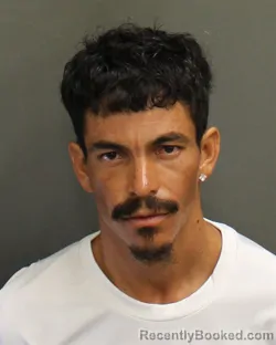 Mugshot of Diego Geovanny Ramosromero booked in Orange County, Florida on August 15, 2026