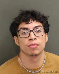 Mugshot of Jacob Antonio Gonzalez booked in Orange County, Florida on August 15, 2026