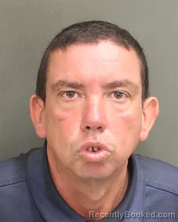 Mugshot of Richard Jr Newlun booked in Orange County, Florida on August 15, 2026