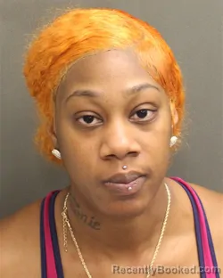 Mugshot of Eldrika Washington booked in Orange County, Florida on August 15, 2026