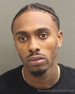 Mugshot of Markese Tyrrell Ellington booked in Orange County, Florida on August 15, 2026