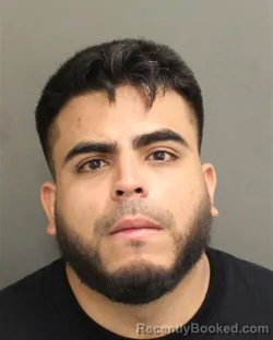 Mugshot of Jose Angel Zambranovillegas booked in Orange County, Florida on August 15, 2026
